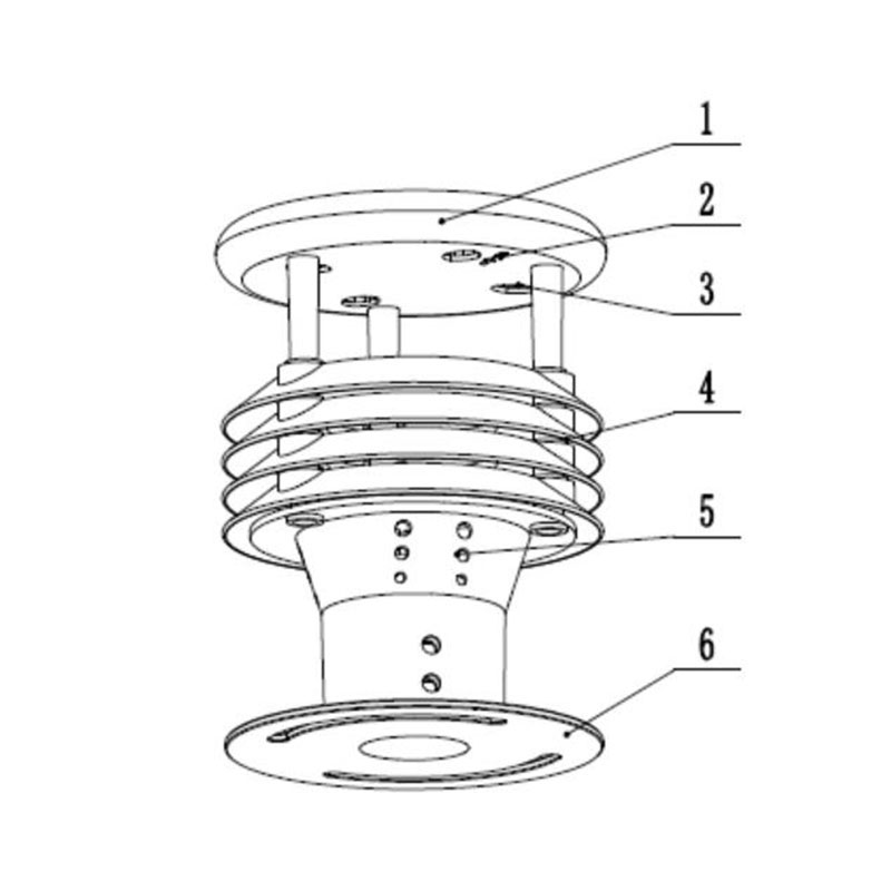 5-in-1 Compact Weather Sensor Product Structure