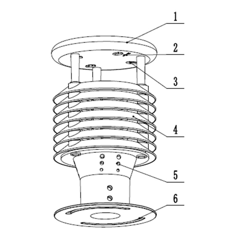 Multiparameter Weather Sensor Product Structure