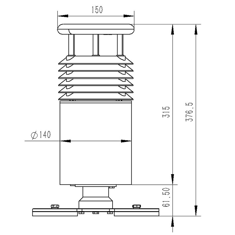 Vehicle Meteorological Sensor Dimensions