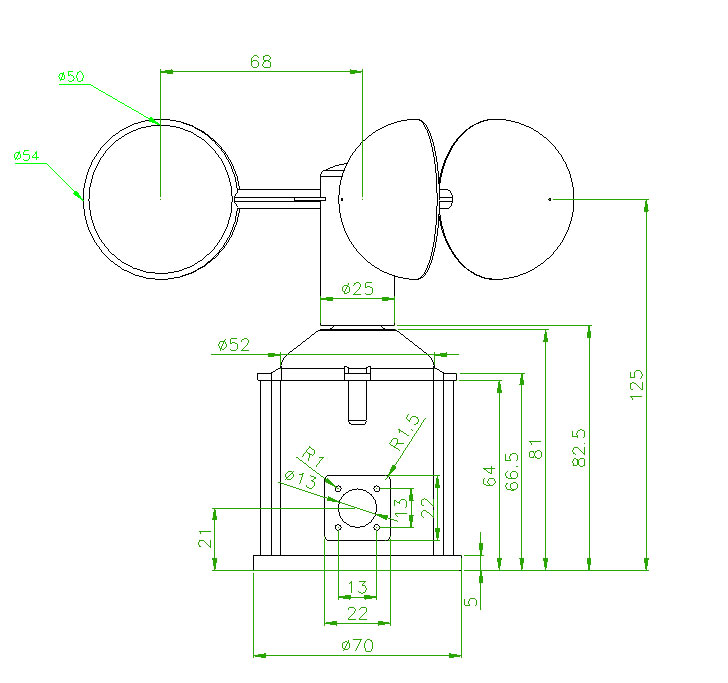 Dimensions and installation instructions