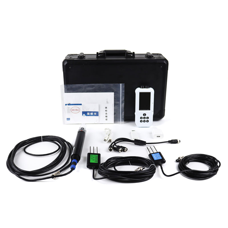 4G 8-in-1 soil sensor Moisture Temperature N P K PH EC Salts